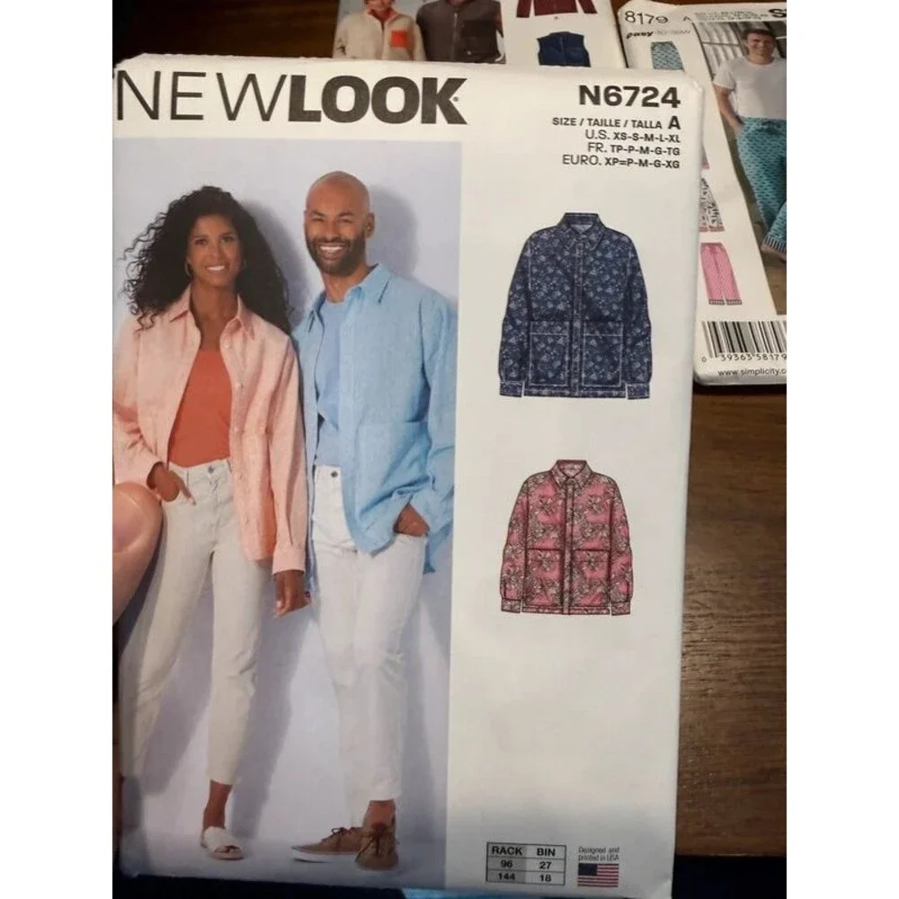 Lot of 3 Sewing Patterns Simplicity new look